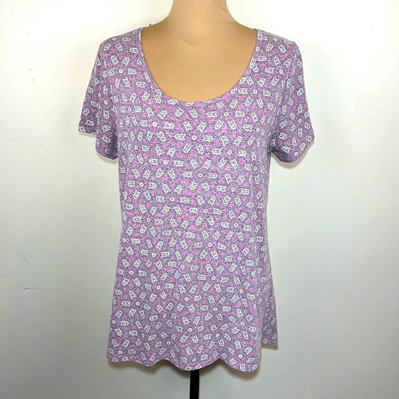 (3/$15) LulaRoe short sleeve tunic shirt size medium - Picture 1 of 11